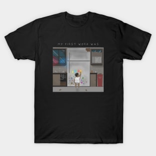 My First Word Was Juice Cover Art (White Text) T-Shirt